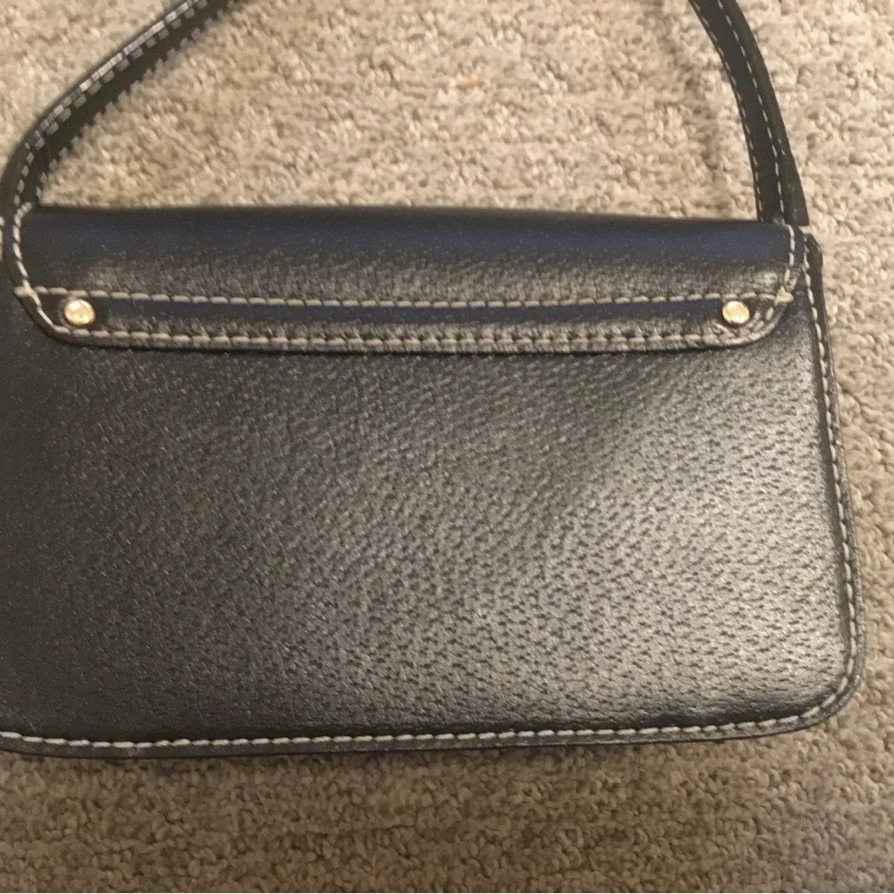 Kate Spade Wellesley Small Fynn Black Leather Flap Crossbody Bag-Never Worn